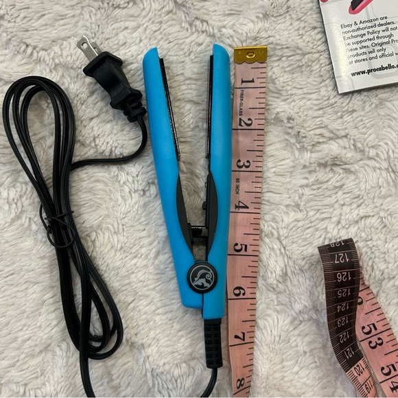 Pro Cabello Blue Mini Ceramic Tourmaline Flat Iron - Picture 4 of 10